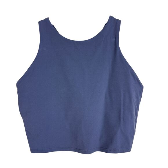 Athleta Conscious Crop Tank Top Blue - S - Picture 1 of 6